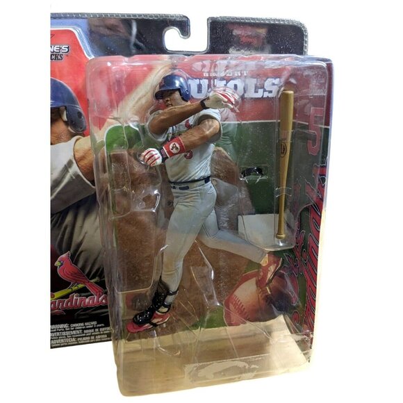 McFarlane Sportspicks Albert Pujols MLB Rookie Series 1 Gray Cardinals Unopened - Picture 4 of 11